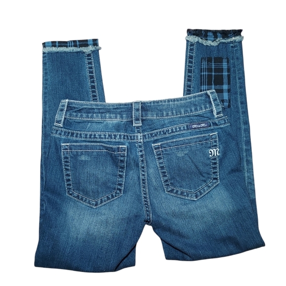 Miss Me Patchwork Ankle Skinny Jeans - Picture 3 of 7